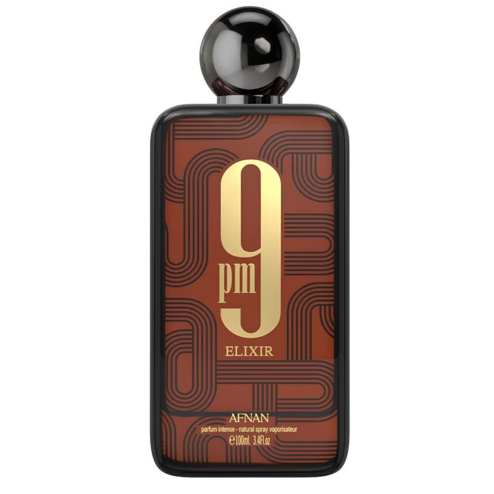 Afnan 9pm Elixir Extrait De Parfum Spray for Unisex 3.4 oz / 100 ml - New